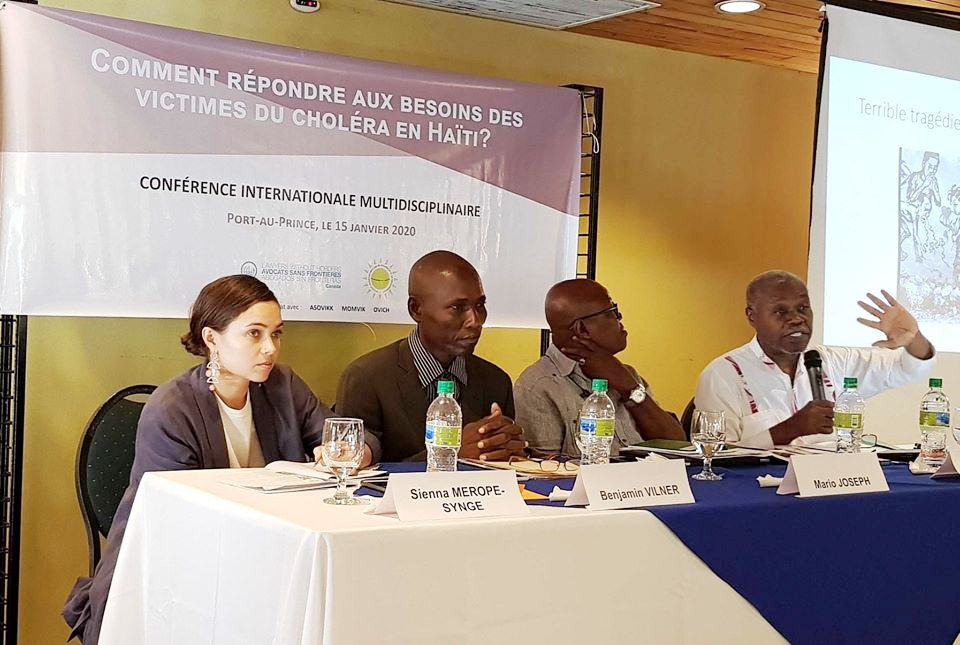 Avocats Sans Frontières du Canada : conférence internationale pluridisciplinaire sur le choléra