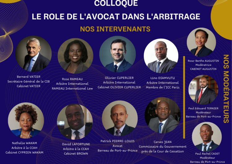 Haïti / Société :  Organisation d’une séance de formation au profit des avocats sur la résolution des conflits