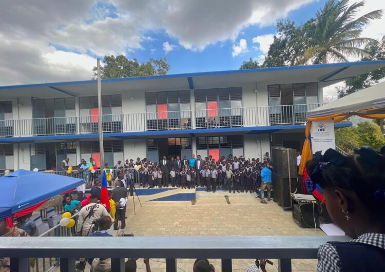 Haïti / Nord-Est/ Éducation:  Inauguration de deux infrastructures scolaires à Ouanaminthe et à Capotille